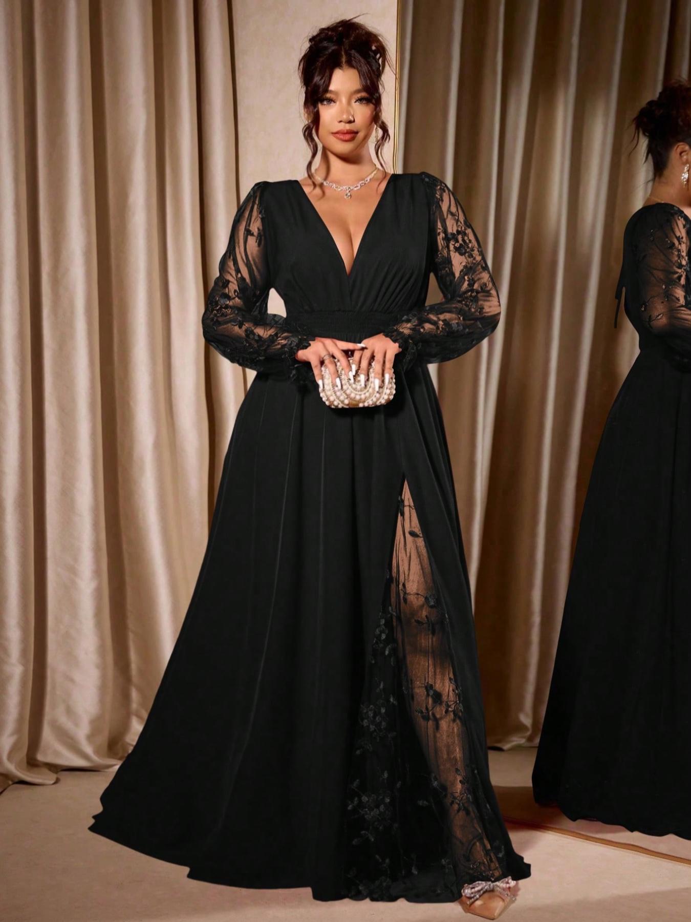 lace maxi black dress Lovely Lace Backless Black Maxi Dress
