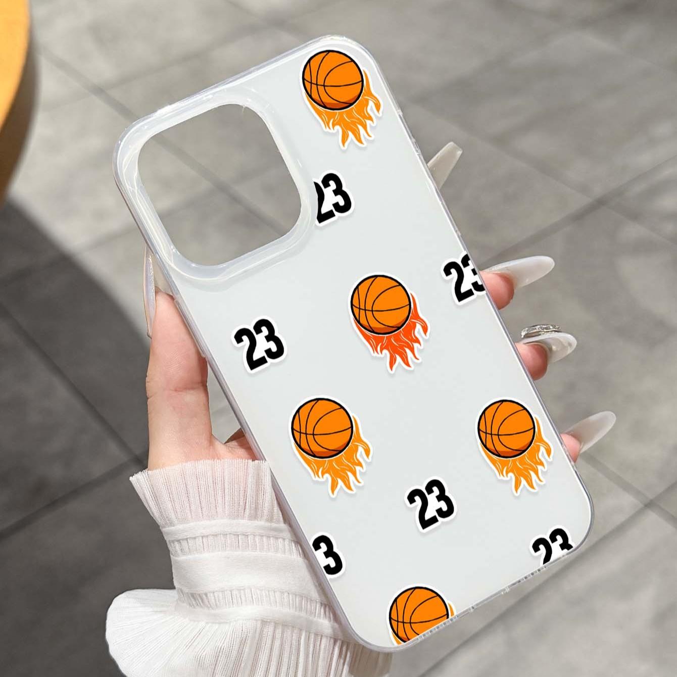 Basketball Pattern Phone Case Light PC Hard Shell for Apple iPhone 14 Pro 12 11 13 14 15 Plus Pro Max Air 13 Pro X 16 Plus