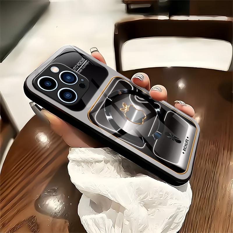 Luxury Neon Glow Neon-Contoured MagSafe Case Edition Premium Tempered Glass Lens Protection for iPhone Samsung Case iPhone 17Pro Max Air 16 15Plus 14 13 12 11 XR XS S26Ultra S25 Phone Case #SummerVibes 985