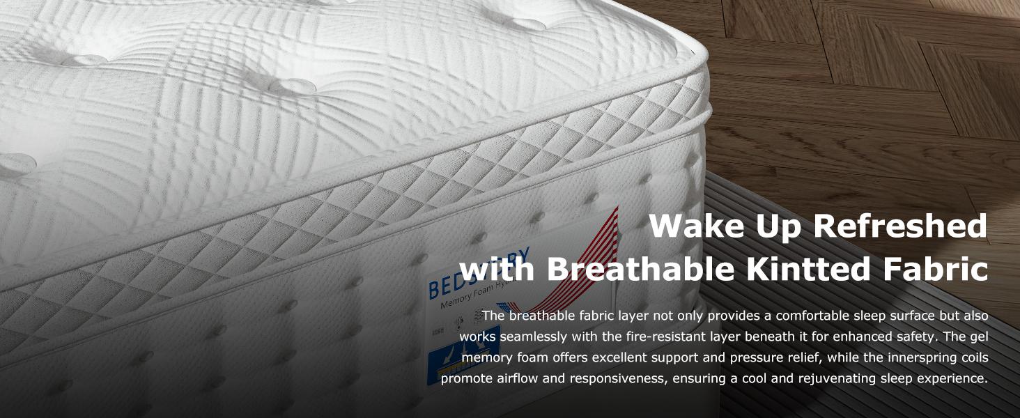 BedStory 12 Inch Hybrid Mattress, Twin Full Queen King Bed, Medium Firm Memory Foam, Pocket Springs for Quiet Sleep Home White BedStory 12 Inch Hybrid Mattress, Twin Full Queen King Bed, Medium Firm Memory Foam, Pocket Springs for Quiet Sleep Home White