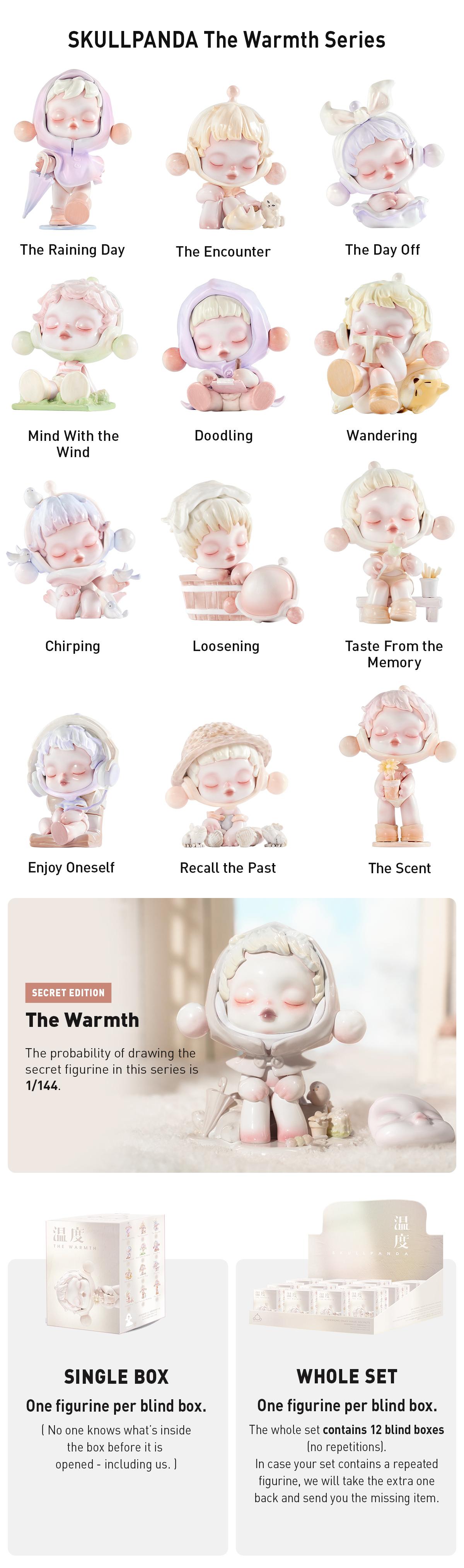 POP MART SKULLPANDA The Warmth Series, Blind Box, Mystery Box