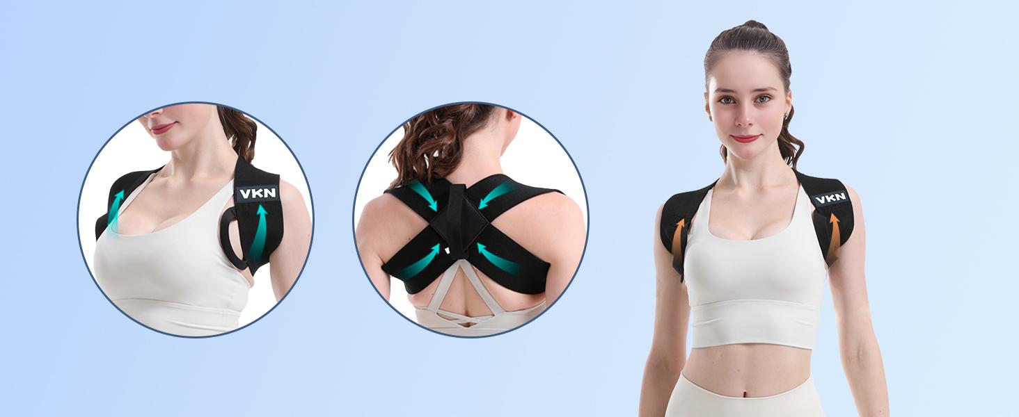 VKN Fitness Heavy Shoulder Straps, Open ShoulderAssist Straps ，Bench Presses, ShoulderTraining Straps, Press Lifts,Chest Straight, Straight BackAssist Straps