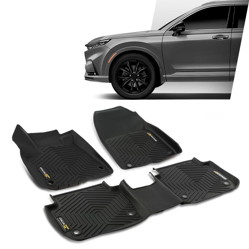 CROSSDESIGN Fit For 2023-2024 Honda CR-V CRV TPE Car Floor Mats All Season Liners 3PCS CROSSDESIGN Fit For 2023-2024 Honda CR-V CRV TPE Car Floor Mats All Season Liners 3PCS