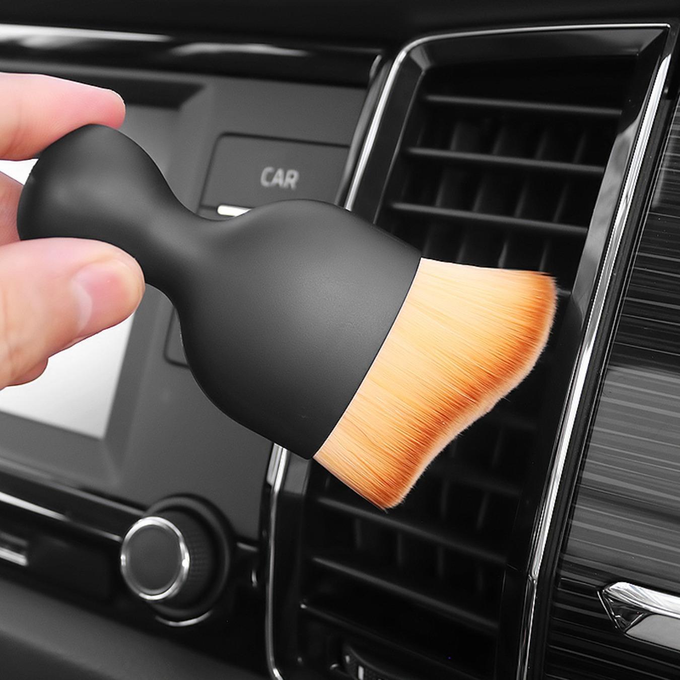 Car air conditioner air outlet cleaning brush gap cleaning soft hair dust removal tool