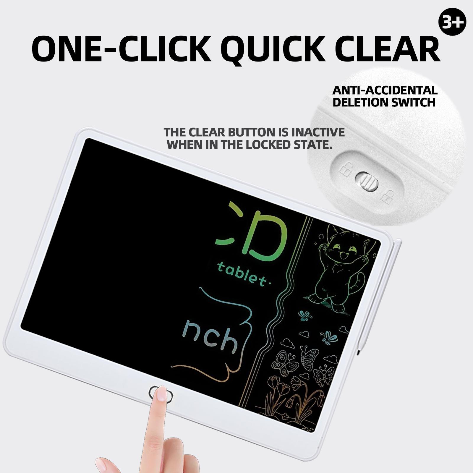 11/13/16-Inch Large LCD Writing Tablet | Erasable Electronic Drawing Board for Teens & Adults | Portable Sketchpad for Home Office School | Back to School Supplies & Holiday Gift | Erasable Scribble Tablet