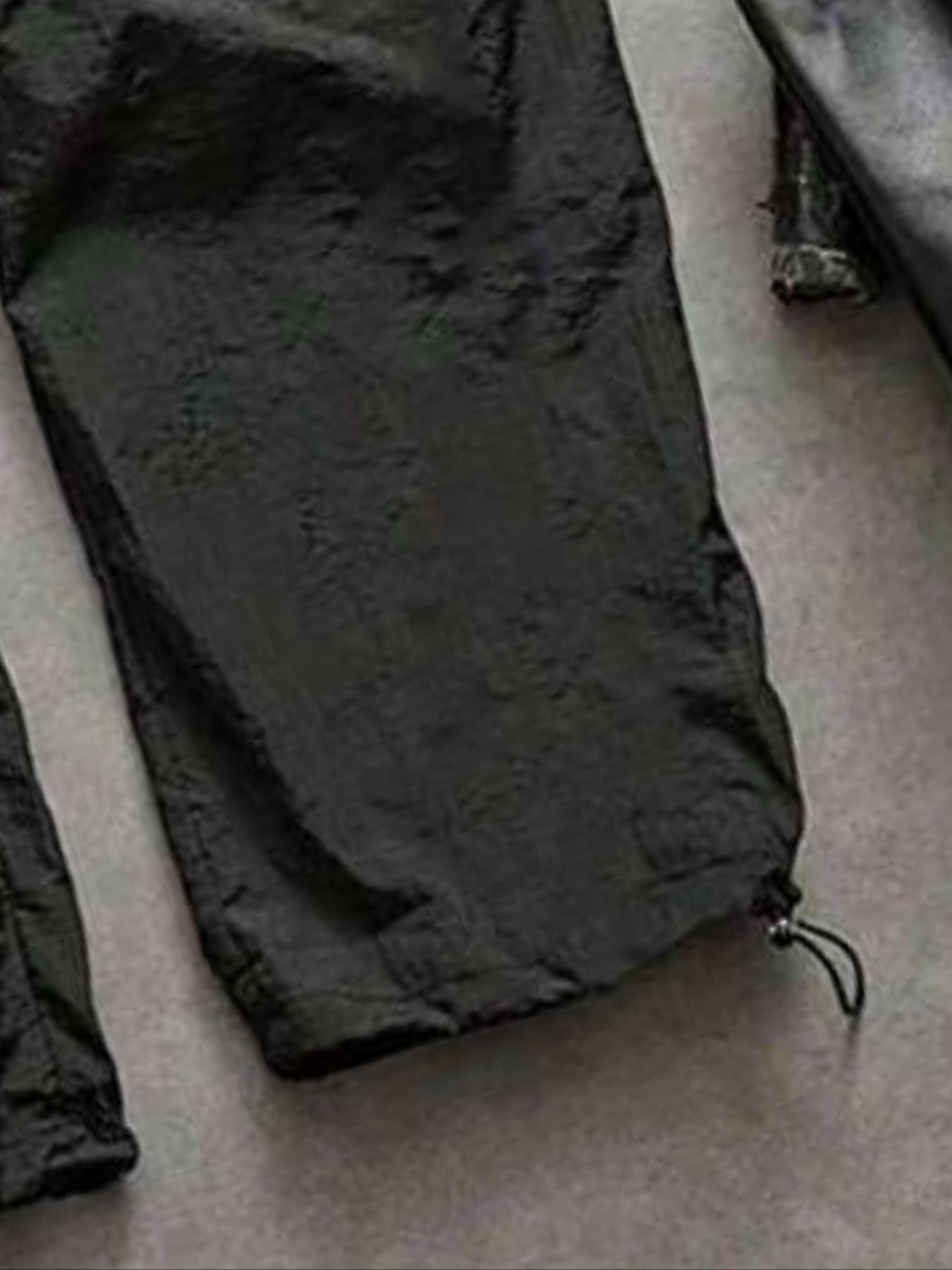 Men's Fashion Printed Casual Sports Pants, Adjustable Elastic Waistband, Lightweight Nylon Fabric, Perfect Gift for Husband Son Boyfriend, Casual Sport Trousers