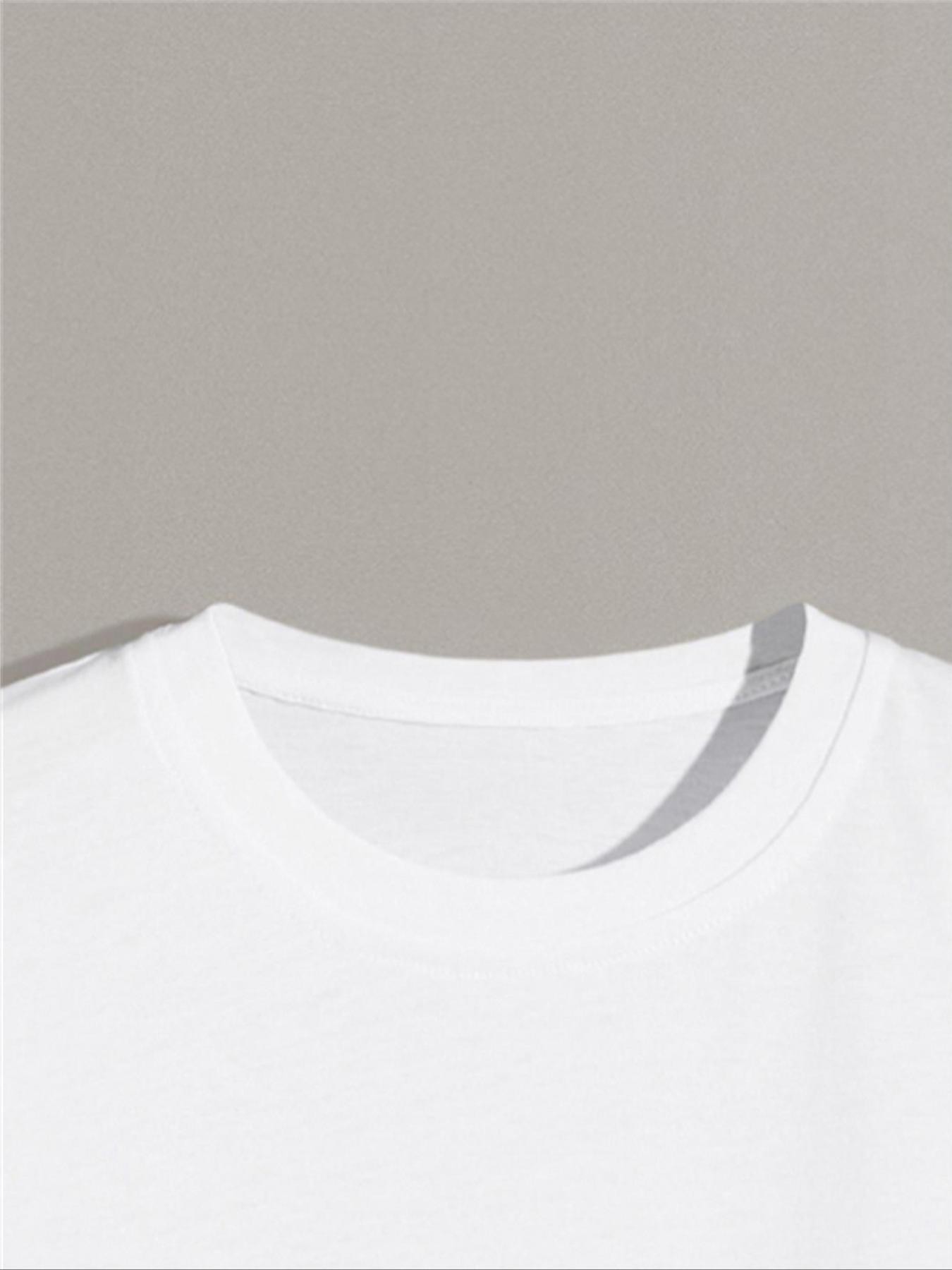 Women's Summer Spring New Ab Letter Print Round Neck T-Shirt, Loose Fit Slimming, Casual Comfortable Breathable, Perfect for Daily Wear