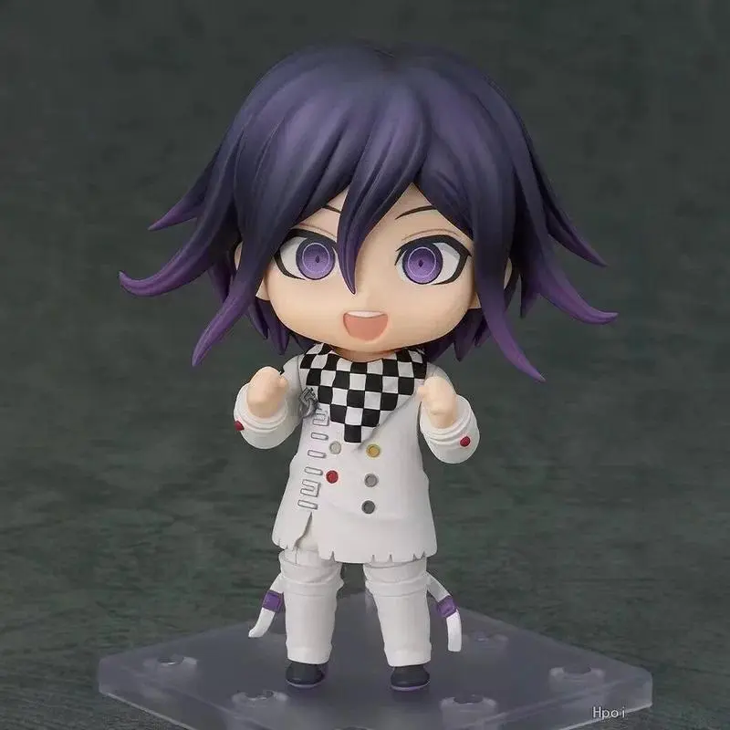 2802# Kokichi Oma Danganronpa Q-Version Anime Figure Changeable Face Action Doll Collectible Model Desktop Ornament Game Toys