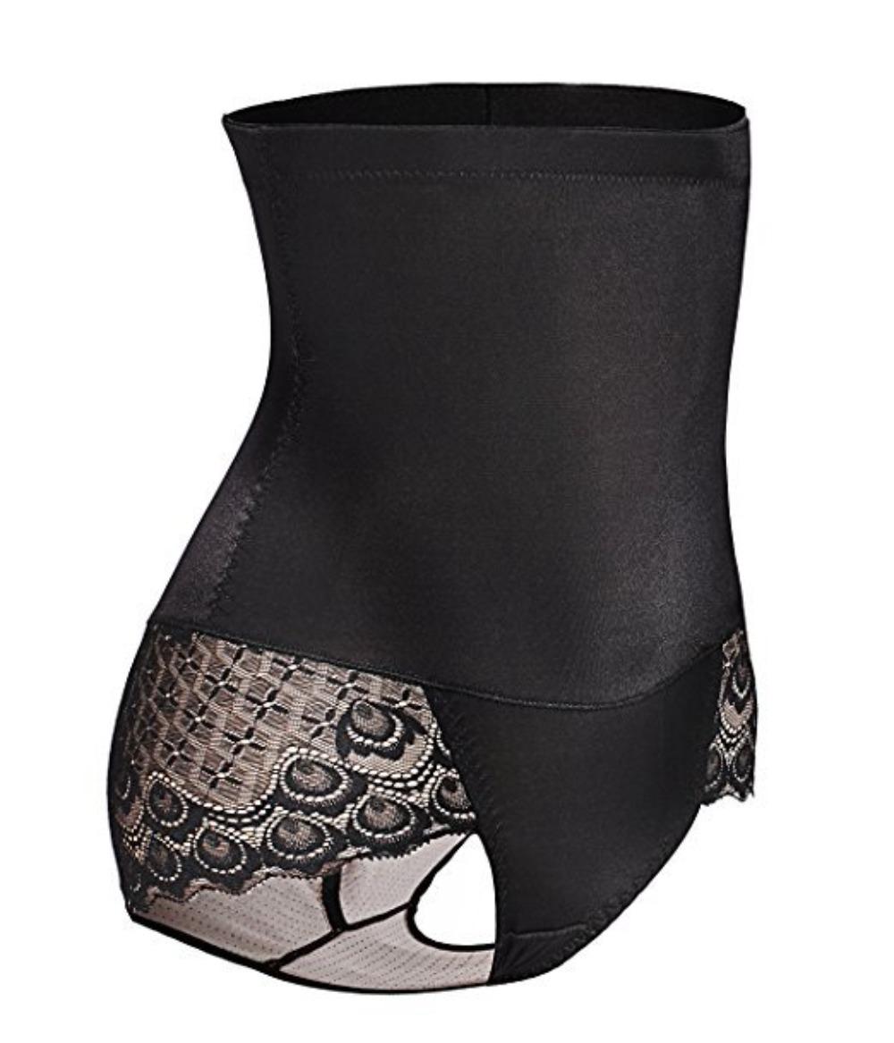 Women Tummy Control Shapewear Panties High Waist Body Shaper Underwear Lace Shaping Girdle Briefs