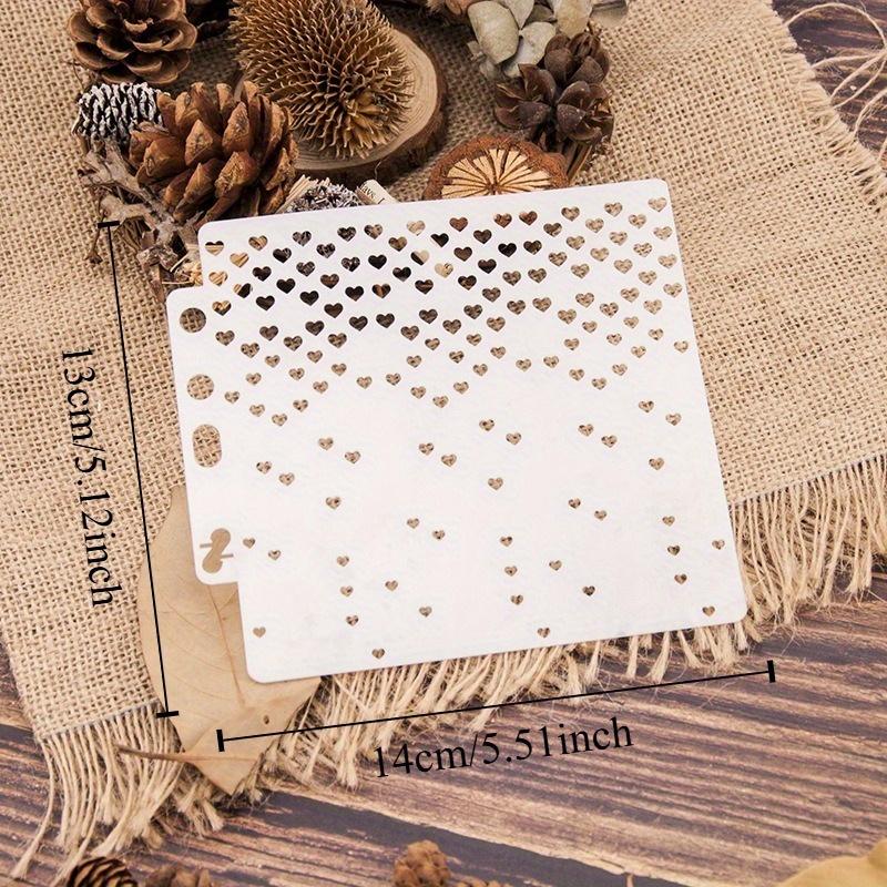 Love of All Sizes DIY Craft Layering Stencils for Wall Painting Scrapbooking Album Decorative Paper Cards Spray Painting Tools