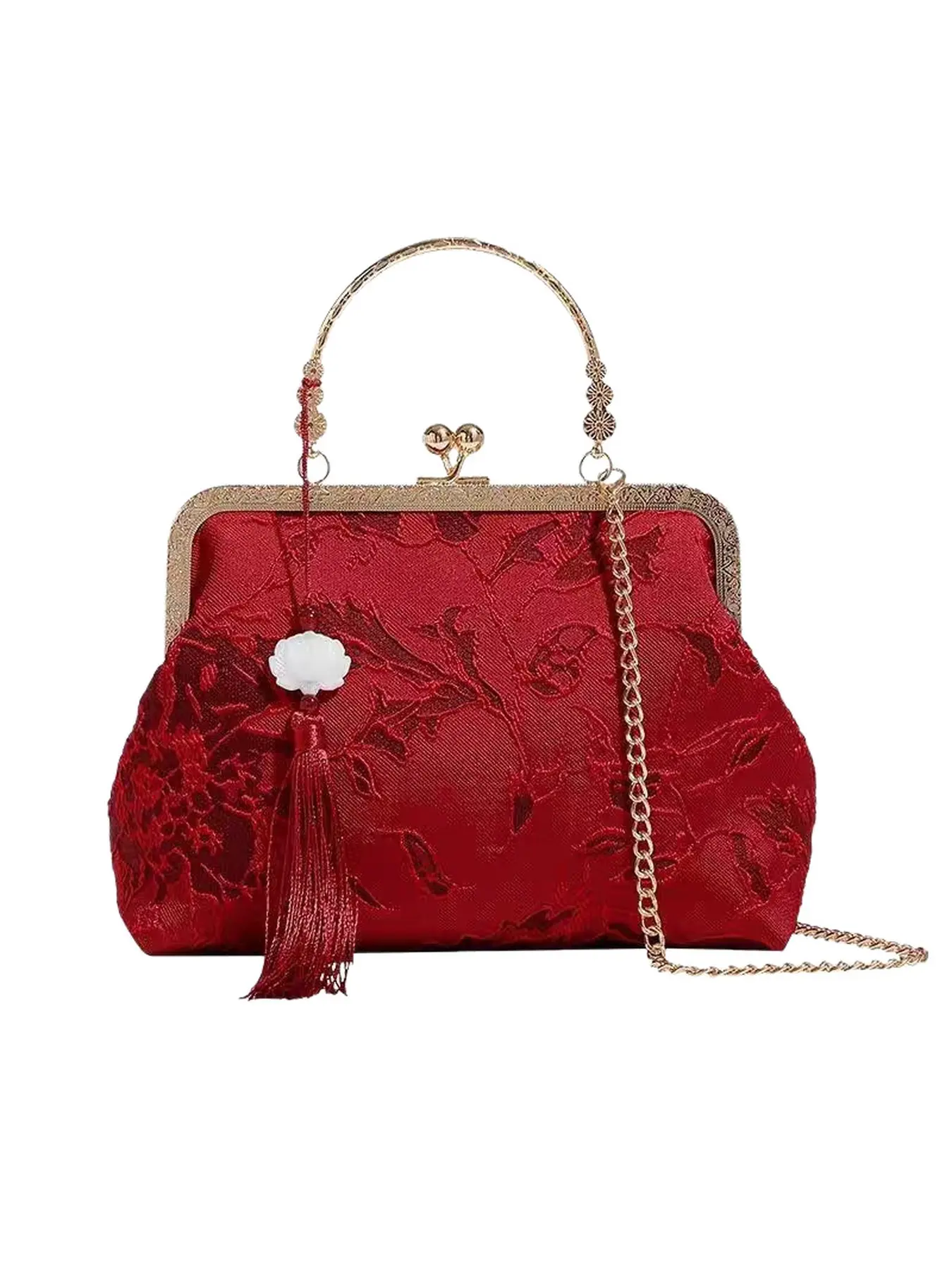 New exquisite women's handbag, shoulder bag, crossbody bag, evening bag, suitable for pairing with cheongsam and Hanfu, Chinese retro style bag
