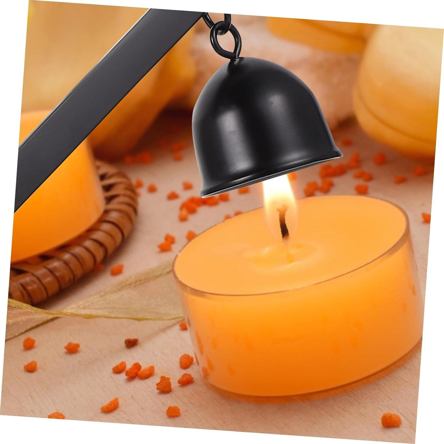 Stainless Steel Candle Extinguisher Cover, Durable Waterproof Design, Easy Clean, Ideal for Office Bathroom Kitchen Outdoor Use