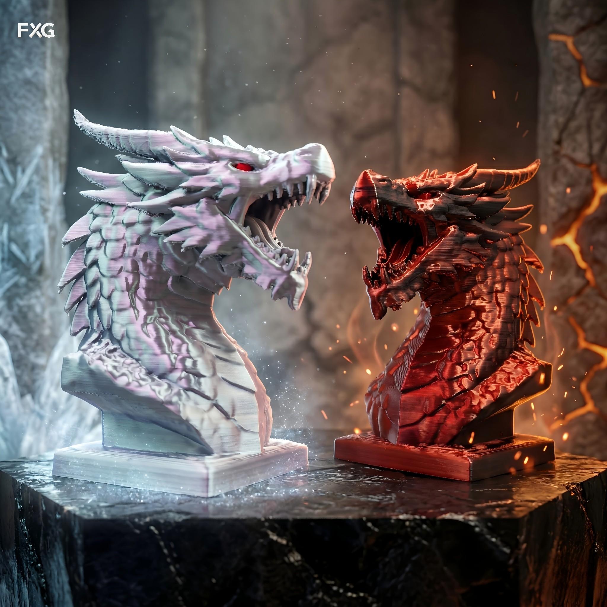 Collectible Dragon Head Decorative Half-Body Statue, Desktop Ornament, Home Room Bookshelf Decoration, Fantasy Style Sculpture Gift