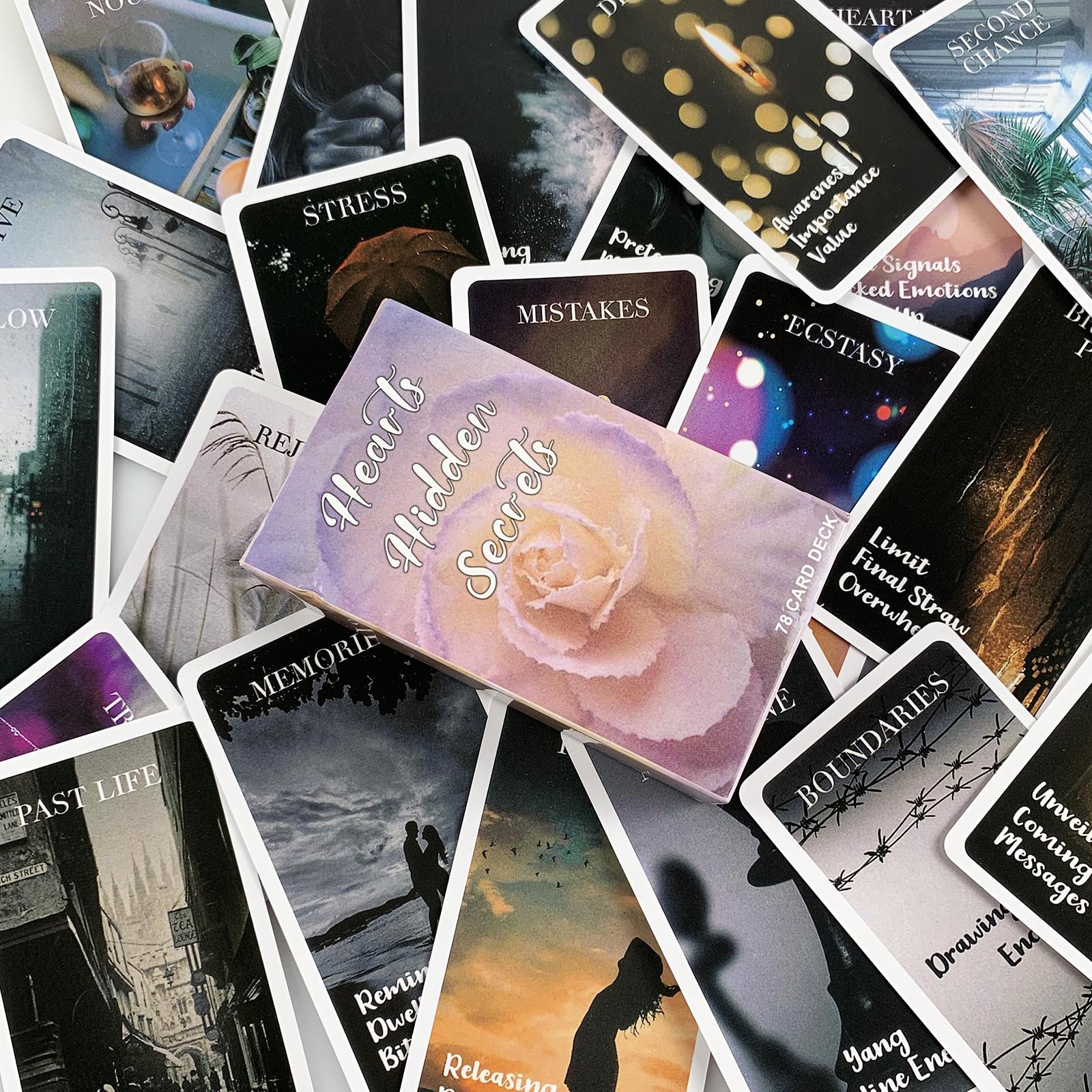 78-Card Tarot Deck, Tarot Cards for Beginners, Party Divination Board Game, Fate Prediction Card Game, Fun & Relaxing, Soul Finding, Ideal Gift for Tarot Enthusiasts