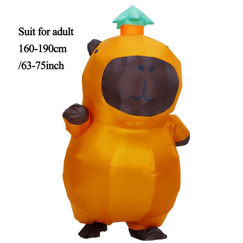 7ft Giant Dancing Capybara Inflatable Costume Mascot For Adult - Blow Up in 30s! Halloween & Christmas Party Dress Up Prop #PartyTok Prank Your Friends! (Tear-Resistant Polyester) 7ft Giant Dancing Capybara Inflatable Costume Mascot For Adult - Blow Up in 30s! Halloween & Christmas Party Dress Up Prop #PartyTok Prank Your Friends! (Tear-Resistant Polyester)