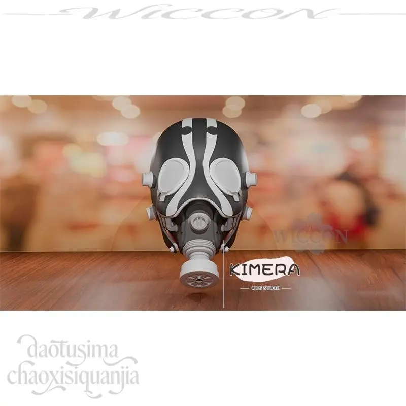 Riyo Reaper 3D Polylactic Acid Mask Props Accessories Horror Beast Head Skull Mask Headbase Halloween Cosplay Anime GACHIAKUTA