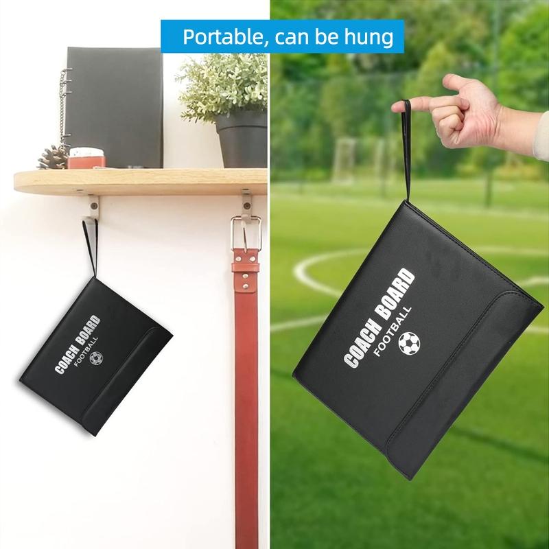 Soccer Tactical Board, 1 Set Football Tactical Board with Pen, Football Training Board, Soccer Accessories for Coach & Referee