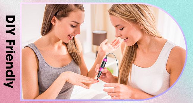 Professional Nail Drill 35000RMP Electric Nail File Nail Filer Electric E Filer for Nails, Nails Drill Kit with Nail Drill Bits and Sanding Bands and for Acrylic Nail Gel Nail Manicure Pedicure