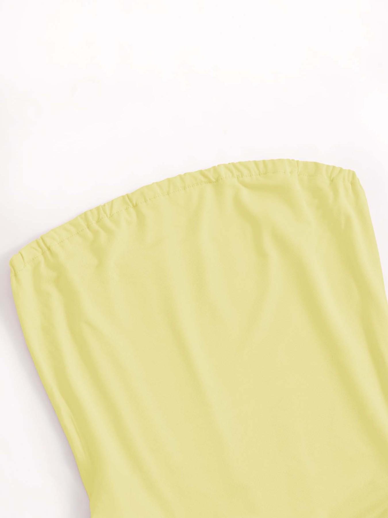 Y2K Style Drawstring Tube Top, Floral Print Sleeveless Crop Top, Slim Fit Summer Fashion, Trendy Streetwear for Women