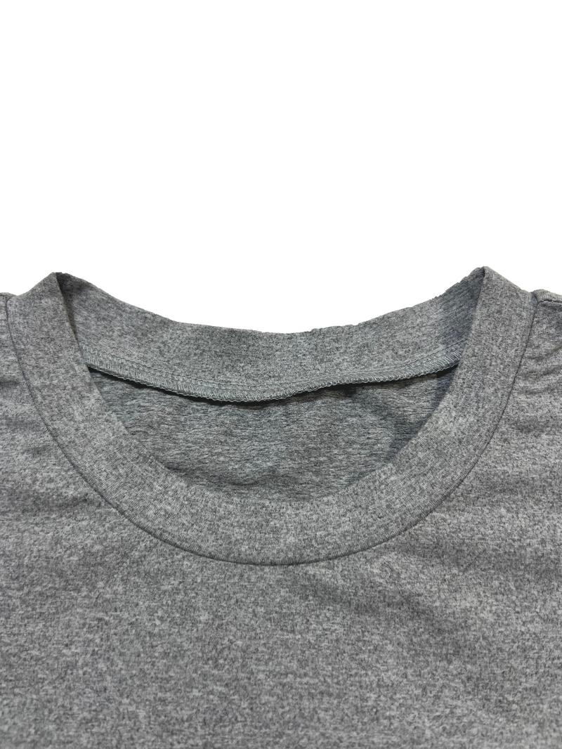 Two-Piece Set Women's Solid Crop Tee & Skinny Pants, Casual Fashion Cozy Round Neck Short Sleeve Top & Trousers for Daily Outdoor Wear, Ladies Clothes for Spring & Fall