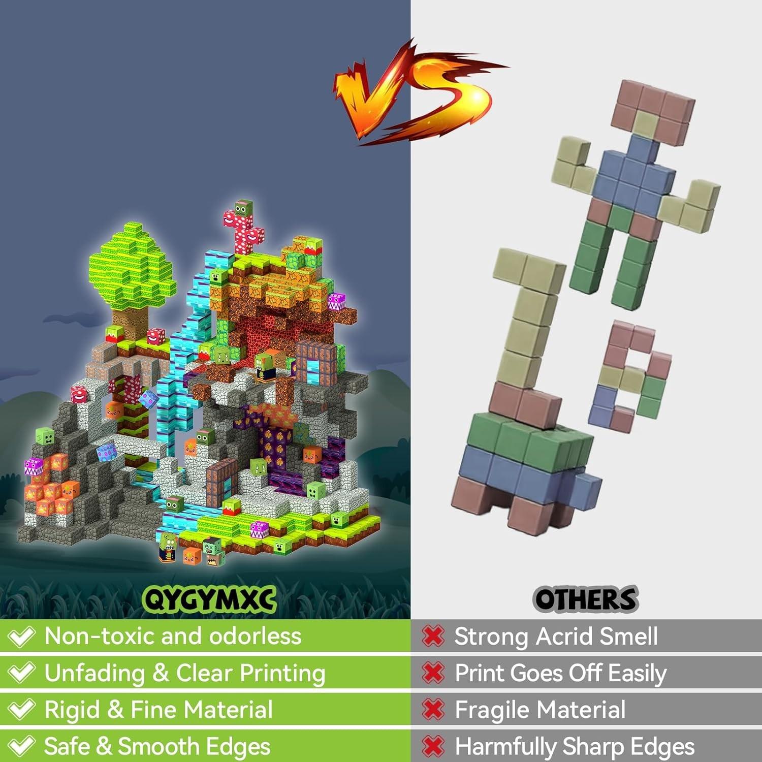 100pcs/150pcs Magnetic Building Block Puzzle Toy, Forest Construction Set, Stem Sensory Stack Magnet Toy, 4-8 Years Old Boys Birthday Gift