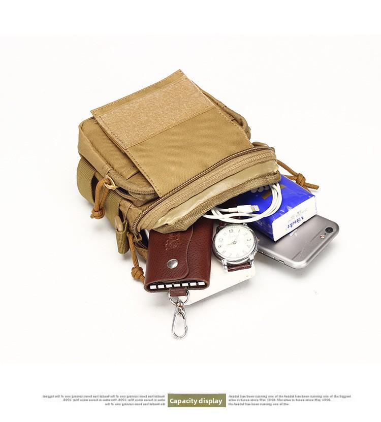 Outdoor Sports Portable Shoulder Small Hanging Bag Casual Military Fan Tactical Fanny Bag Cycling Hiking Messenger Bag