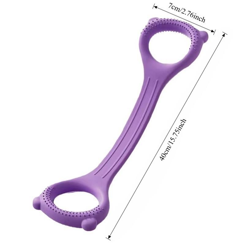 1 Pack Women's Figure 8 Resistance Bands Elastic Yoga Pull Rope Toning Tube for Back Training Chest Opening Body Shaping Home Gym Fitness Equipment