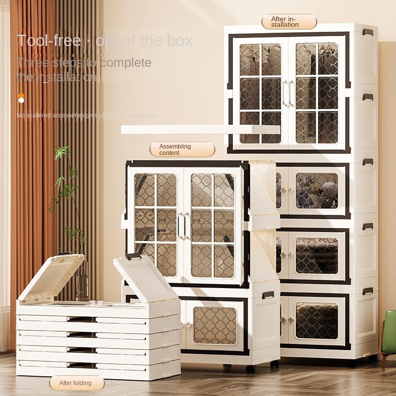 [No import/export fees] storage box delivered to your area. There are 5 boxes, which can be stacked or folded, suitable for storage in the kitchen, bathroom, bedroom, study, office and other scenes. It is versatile and suitable for various occasions.