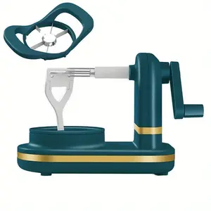 Manual Apple Peeler Handheld Automatic Fruit Peeling Tool for Home Kitchen Easy to Use Apple Peeler Scraper Cutter for Apples Pears Citrus