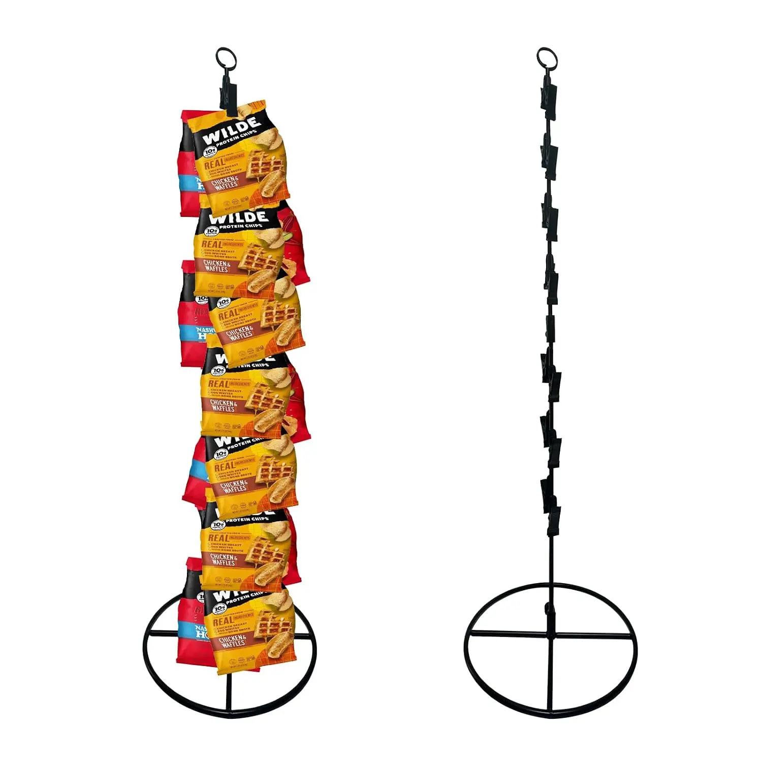 New Chip Rack Display Stand, Snack Rack Organizer Holder For Bag Chips