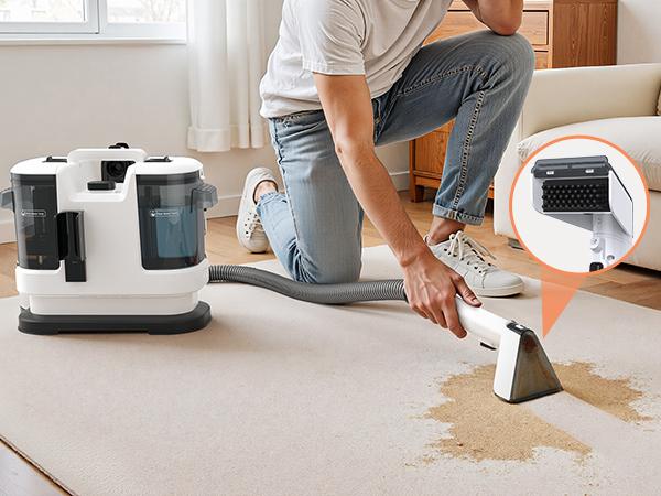 Fabric Cleaner Machine – Deep Clean Your Sofa, Carpet & More Multi Surface Vacuum Home Cleaning Tool