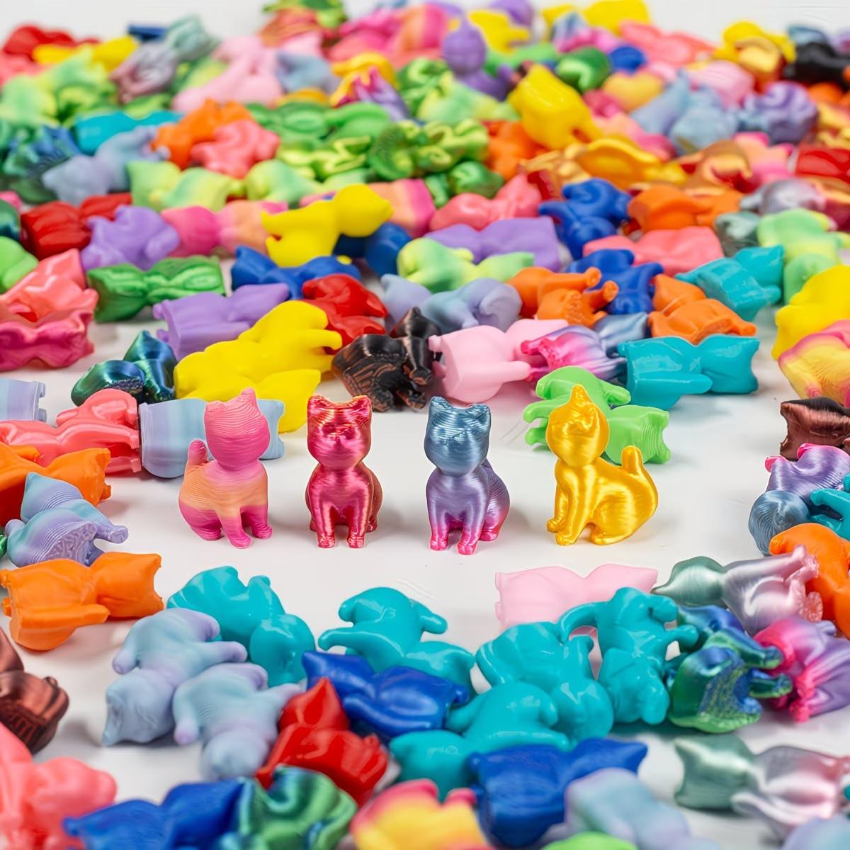 3D Printed Mini Cat Statue, Adorable Room and Bathroom Decor, Perfect Gift for Cat Lovers, Halloween and Christmas Home Decoration