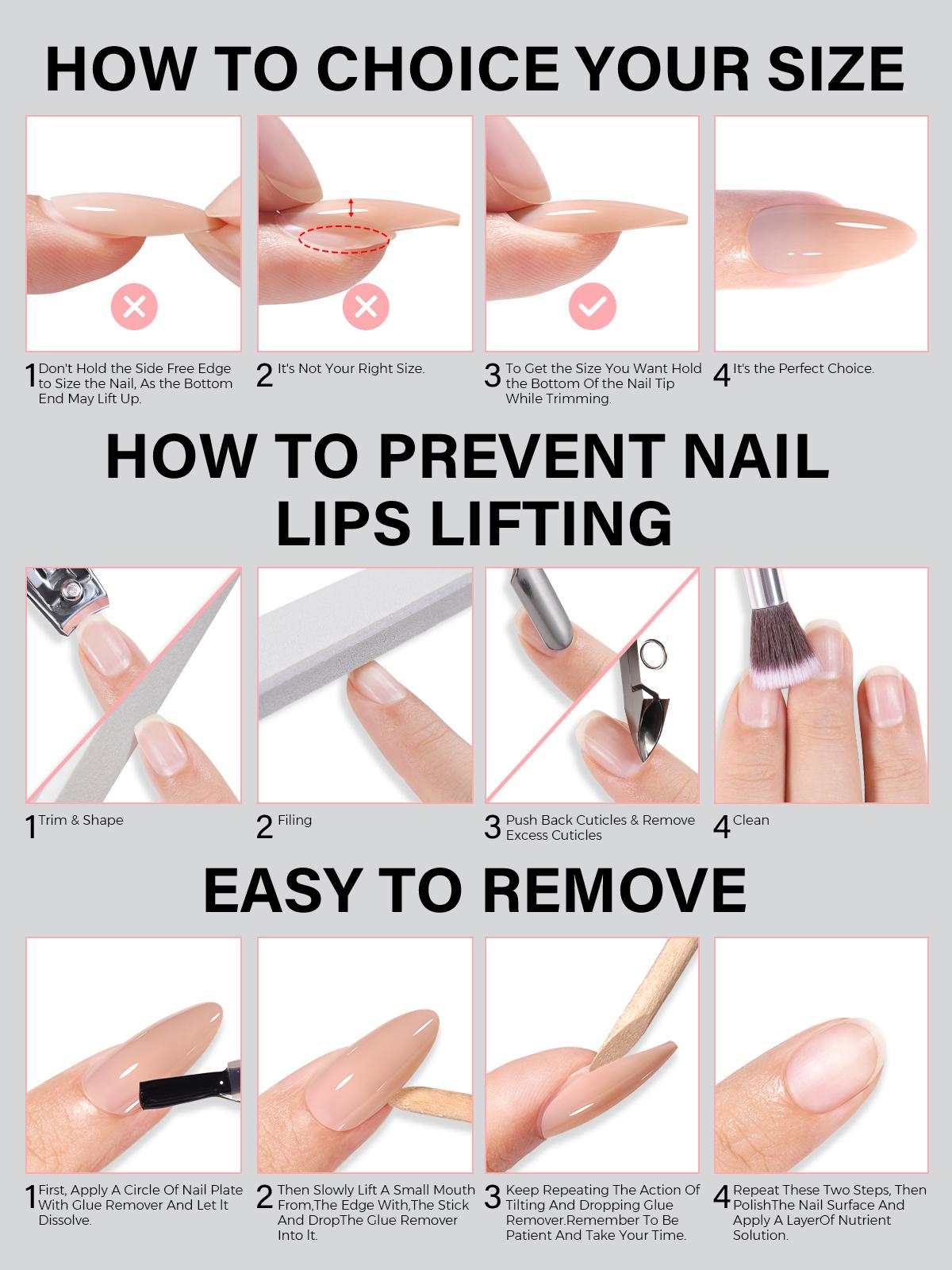 Aillsa Pre-colored Almond Nail Tips Set Including 5 Natural Colors Press-on Nail set 140Pcs in 14 Sizes, UV Light, 2in1 Base&glue and Top Coat. gelx Tips Nails Extensions for DIY Nail Art Beginner Friendly Birthday Gifts for Girls Nailcare Aillsa Pre-colored Almond Nail Tips Set Including 5 Natural Colors Press-on Nail set 140Pcs in 14 Sizes, UV Light, 2in1 Base&glue and Top Coat. gelx Tips Nails Extensions for DIY Nail Art Beginner Friendly Birthday Gifts for Girls Nailcare