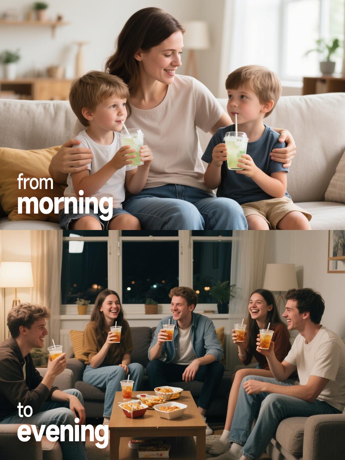 SYINTAO Slushie Machine — Make slush, margaritas, cocktails, frappés & milkshakes with no ice needed. Auto-cleaning & multi-function options included. Ideal for couples’ date night, parties & family gatherings.