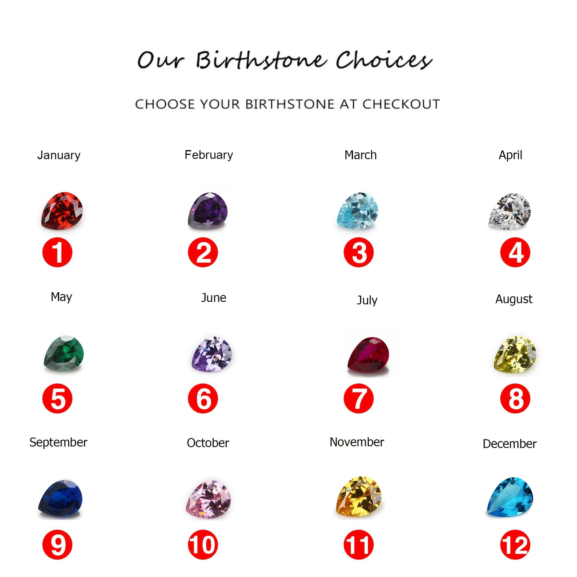 1pc Classic Fashion Women's Personalized Custom Heart-Shaped Birthstone Ring, Mother's Jewelry Valentine's Day Gift, Can Be Inlaid with Synthetic Cubic Synthetic Zirconia for Birthdays, Suitable for Daily Wear and Gifting, Birthday Gift, Christmas