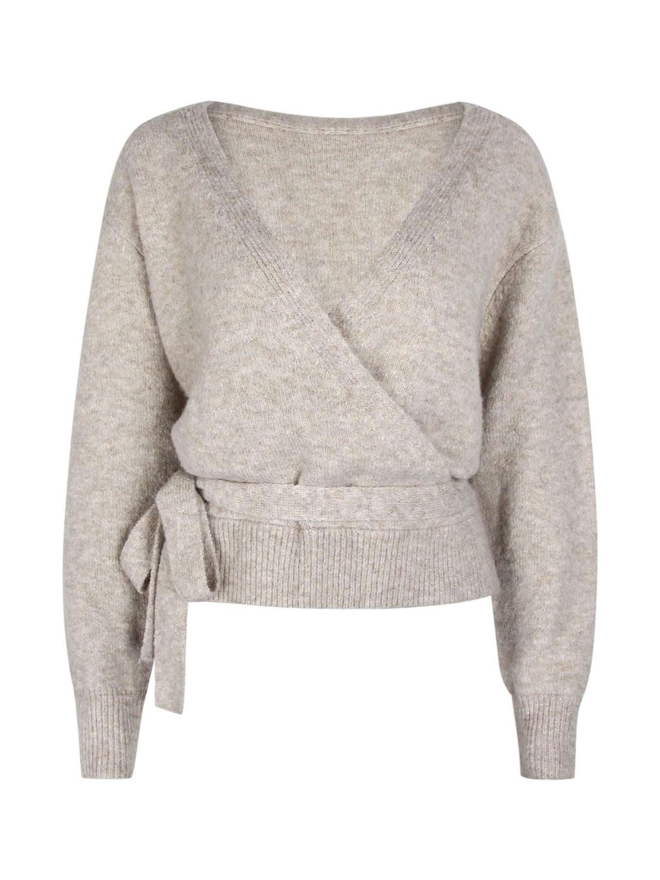 Autumn Winter Pullover Sweater with Waistband, Knitwear, Stylish Knitted Top for Women, Casual Fashion Essential, Comfortable and Warm