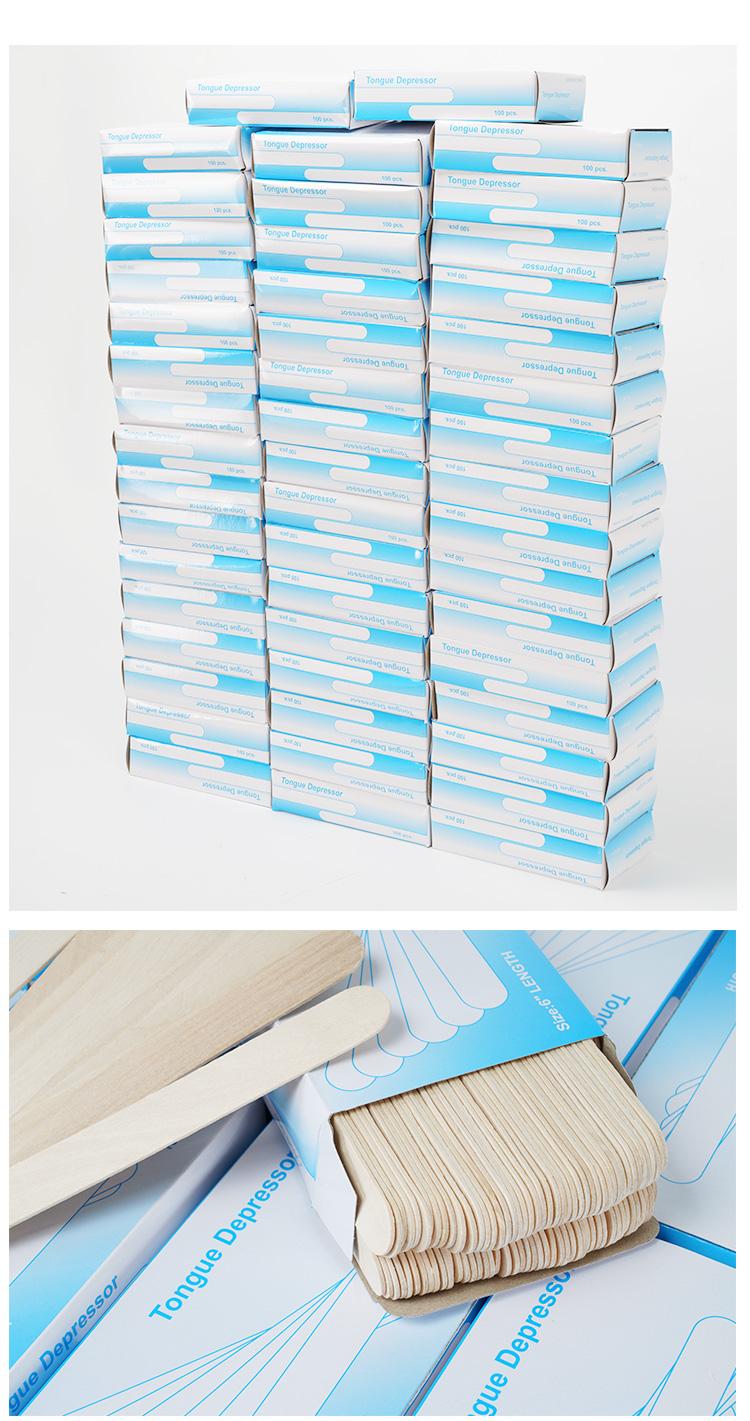 100pcs Waxing Sticks for Hair Removal, Wooden Spatulas for DIY Crafts, Ice Cream Stick Shape Shaving Tools, Pack of 100 Pieces