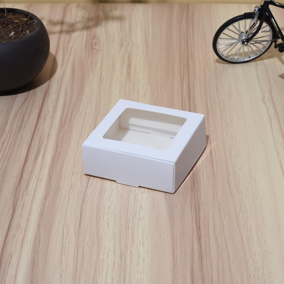 10pcs/20pcs/1pcs Kraft paper white card with window mini airplane box jewelry box candy box handmade soap box gift souvenir box,needoh,nutrition geeks,Birthday Gift Box, Boxes For Gifts