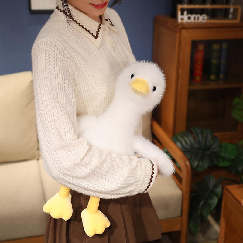 Duck Plush Toys Duck Dolls Cute Duck Plushies Adorable Stuffed Animal Plush Toys Yellow White Black Stuffed Animal Soft Kawaii Plushies Perfect For Kids Birthday Valentine's Day Gifts Thanksgiving Day Mother’s Day Gift Room Decor