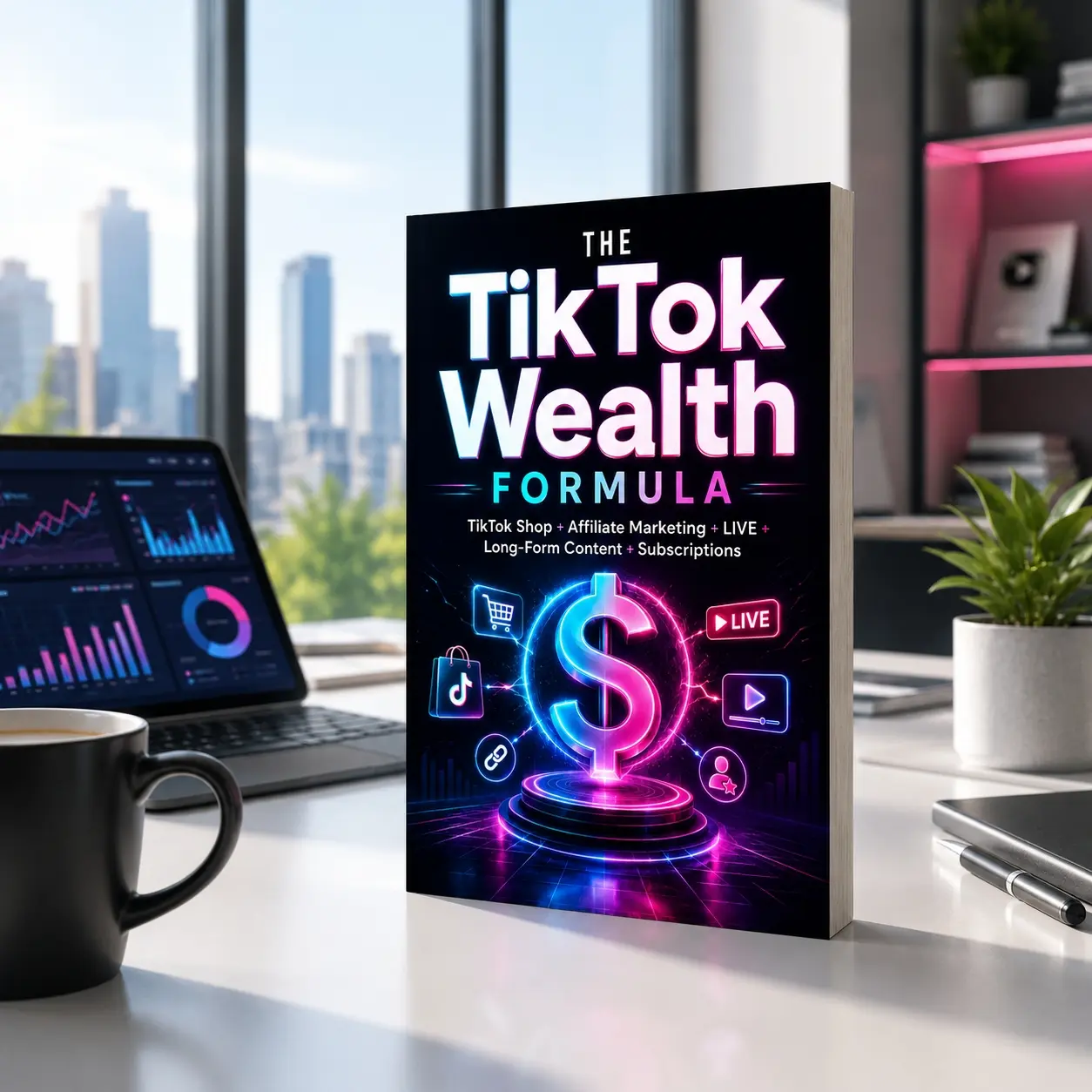 TikTok Business and Marketing Guide – The TikTok Wealth Formula for TikTok Shop, Affiliate Marketing, Livestream Selling, Long-Form Content and Paid Subscriptions, Build Audience and Monetization Skills, English Paperback