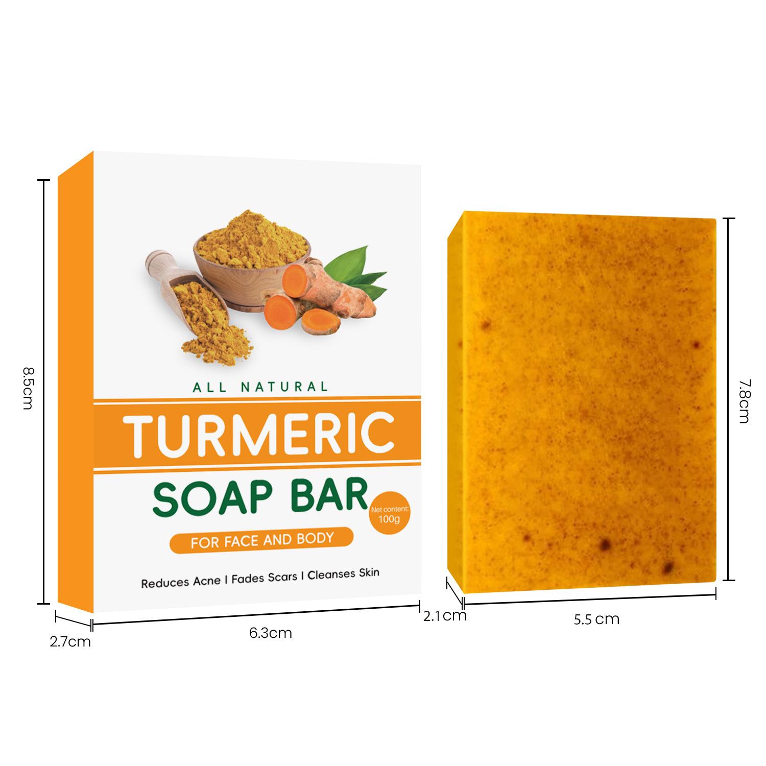 Lemon Turmeric & Kojic Acid Brighetning Soap, Dark Spot Remover Cleansing soap