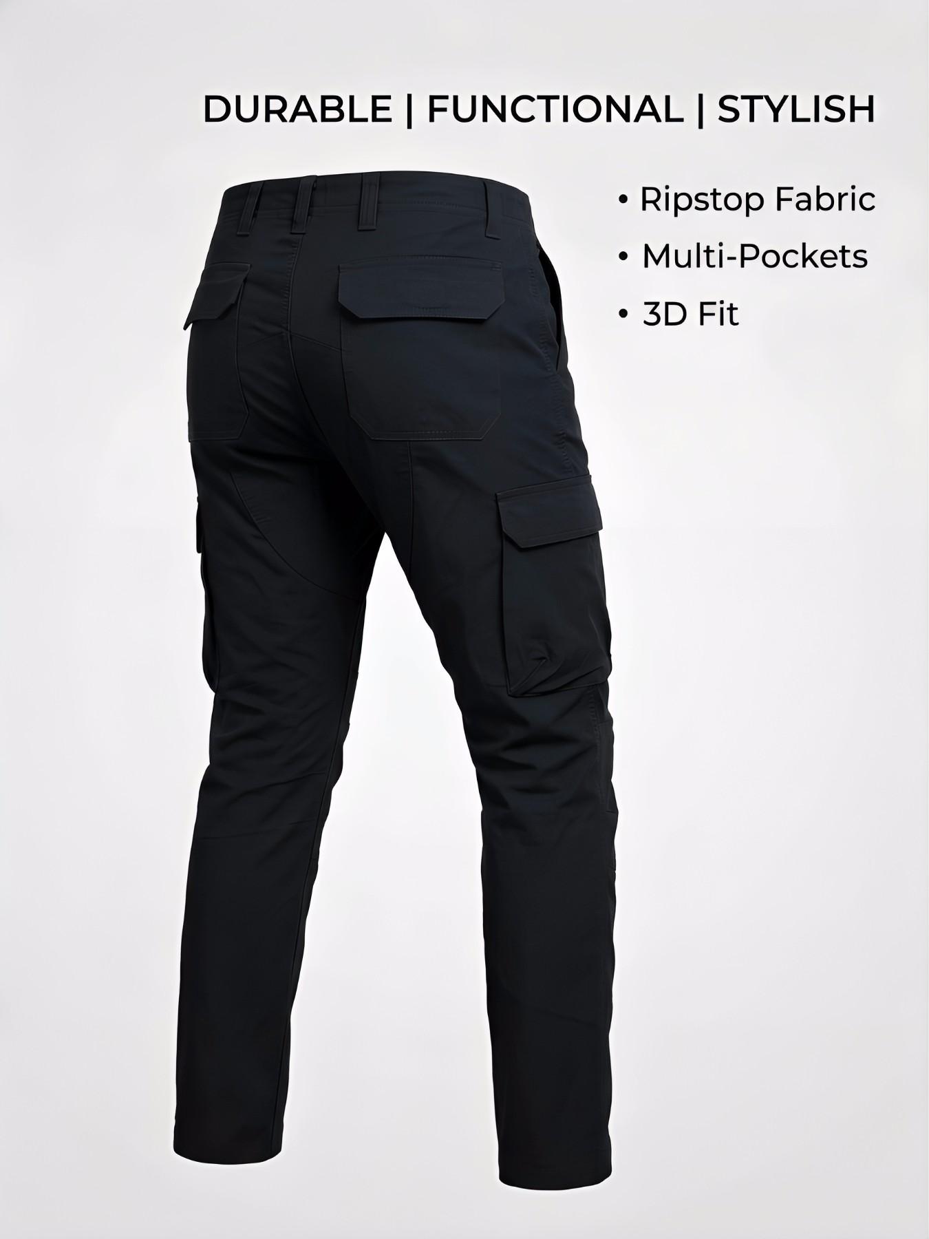Men's Tactical Pants, Lightweight Performance Cargo Trousers, Fashionable Durable Design, Suitable for Outdoor Adventures