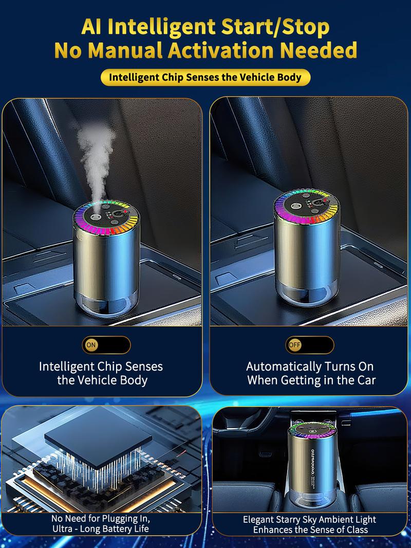 Smart Car Aromatherapy Diffuser 50ML Natural Cologne Air Purifier Lasting Fragrance for Cars Offices and Homes Ideal Valentine's Day Gift Set Smart Car Aromatherapy Diffuser 50ML Natural Cologne Air Purifier Lasting Fragrance for Cars Offices and Homes Ideal Valentine's Day Gift Set