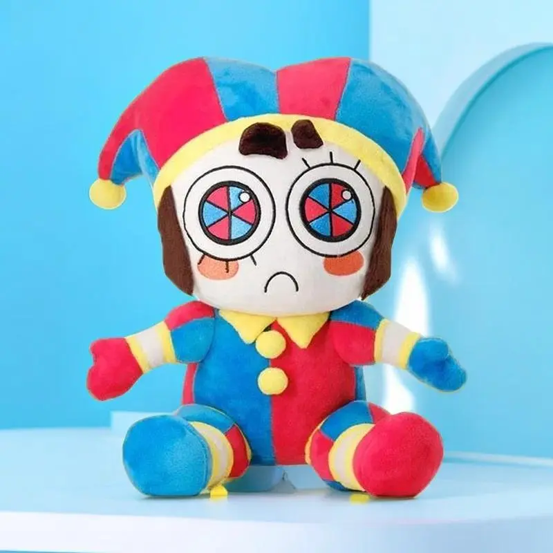 Hot The Amazing Digital Circus Plush Clown Ragatha pomni Cartoon Jax Doll Joker Plush Soft Stuffed Sofa Decorate Christmas Gift