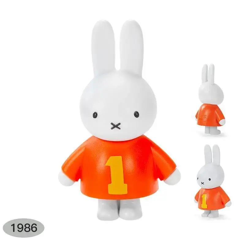 Kawaii Miffy Rabbit Doll Creative and Cute Little Rabbit Figurine Cartoon and Anime Accessory Toy Figurine Trendy Gift Girl