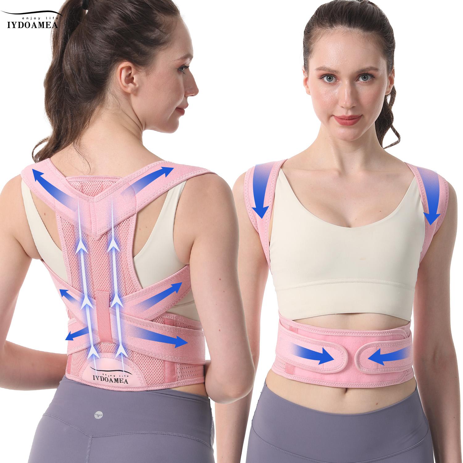 IYDoaMea Posture Corrector For Men And Women - ( Order A Size Up ) - Back Brace For Lumbar Support And Upright, Breathable Back Straightener Back Corrector Posture Improve And Neck, Back Slim Fit Posture Support Tank Top Outdoorfun IYDoaMea Posture Corrector For Men And Women - ( Order A Size Up ) - Back Brace For Lumbar Support And Upright, Breathable Back Straightener Back Corrector Posture Improve And Neck, Back Slim Fit Posture Support Tank Top Outdoorfun