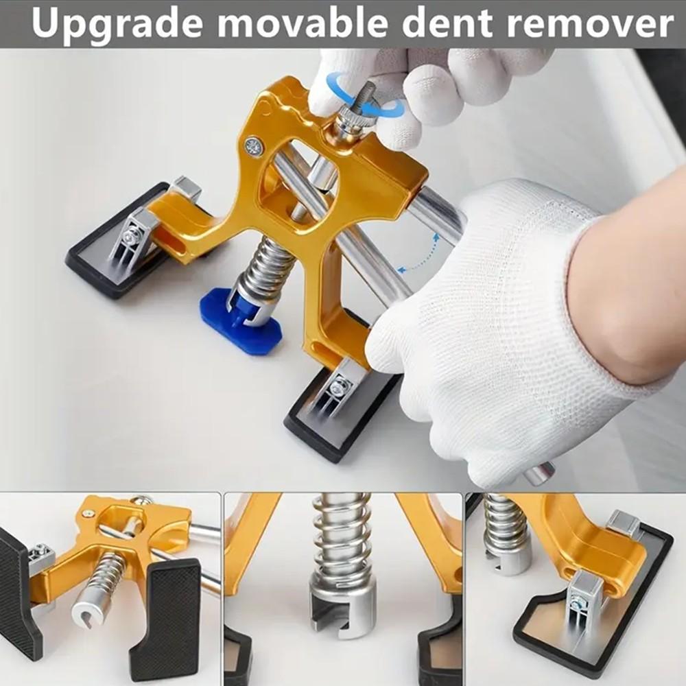 Professional Car Dent Removal Tool Kit, Adjustable Width Dent Puller with Lifters, Durable DIY Auto Repair Tools