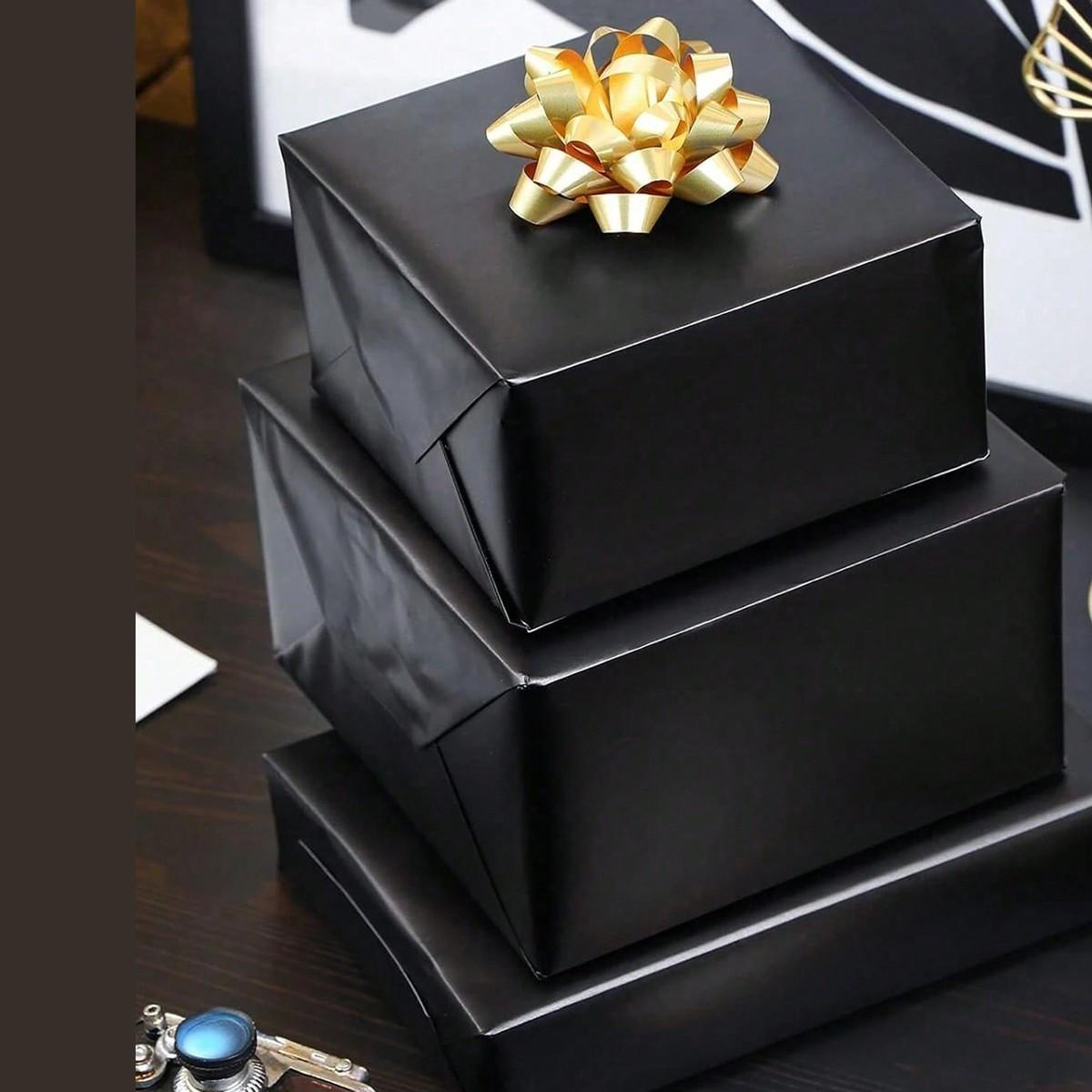 Matte Metal Gift Wrap Paper, Solid Color Packaging Paper, Wrapping Paper, Ideal for Weddings, Valentine's Day, Birthdays, Christmas, DIY Bouquets