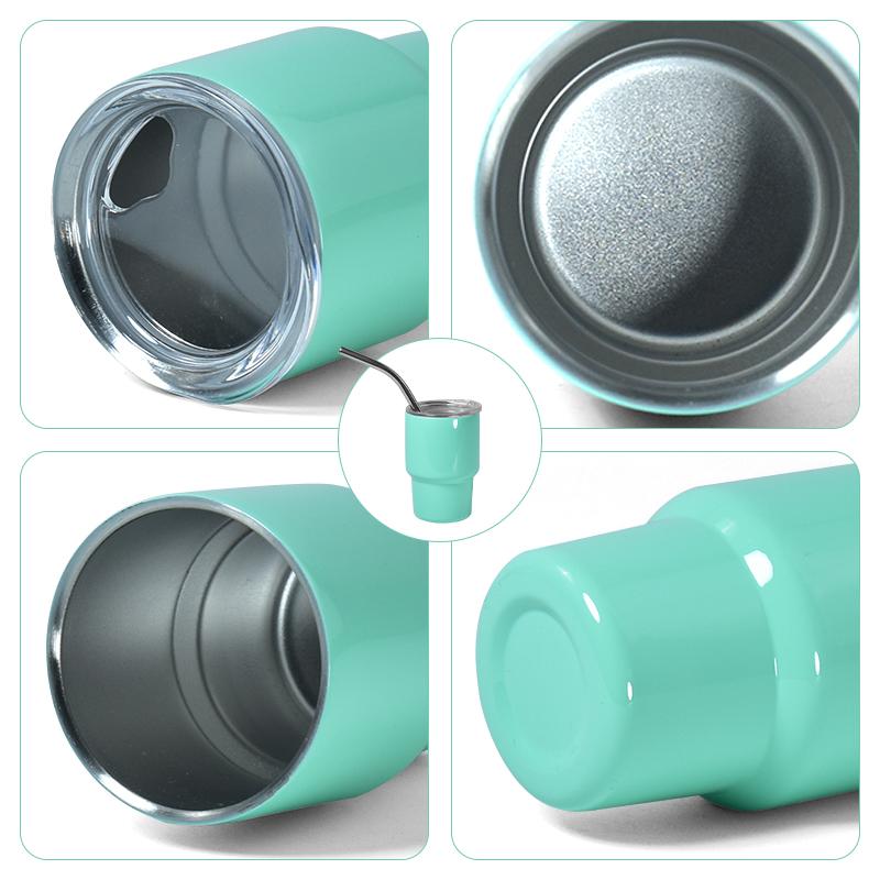 USA mix 48pcs 3oz Mini Tumbler Sublimation Blank Tumblers Stainless Steel Mini Shot Glasses with Lids for Wedding Party Whiskey Cocktail Bar