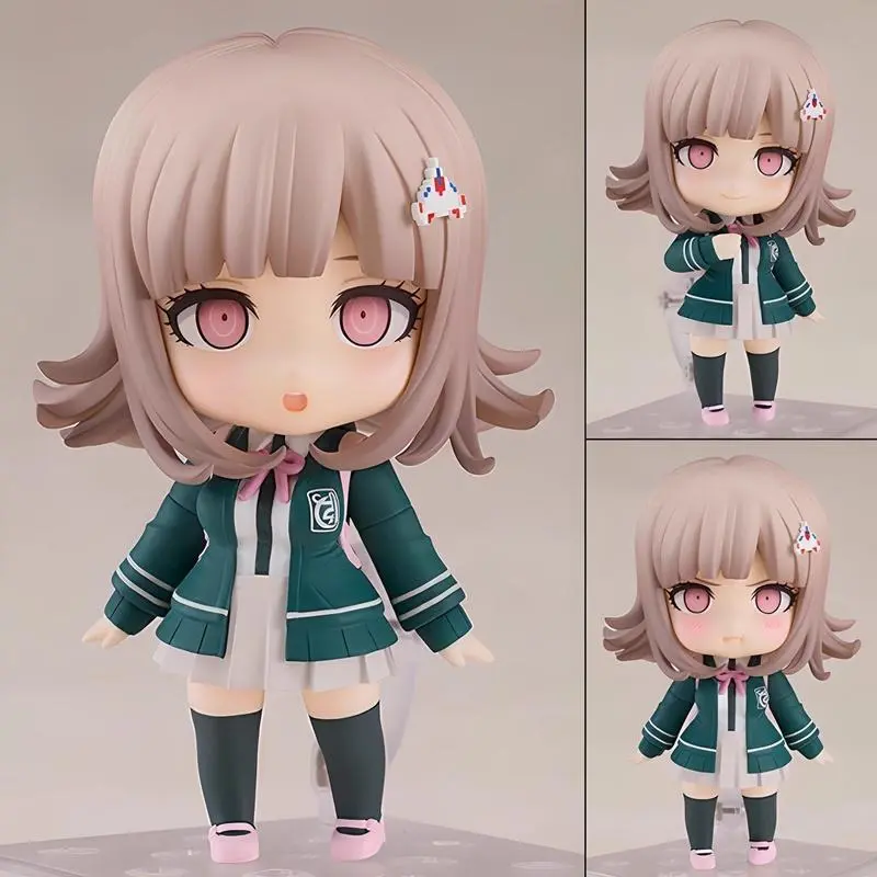 10CM Danganronpa Nendoroid Doll Series Kyoko Kirigiri Articulated Action Figure Model Kit, DIY Trendy Toy for Anime & Manga Action Figure Lovers, with 0.5-1cm Error, Includes Fan Exclusive Code